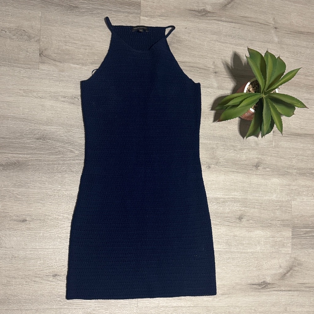 Banana Republic Dark Blue Mini Dress